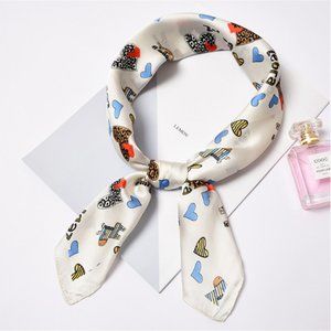 Square Silk Scarf/Neckerchief/Bandana Cute Cartoon